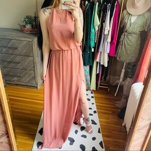 Show Me Your Mumu Heather Halter Maxi Dress